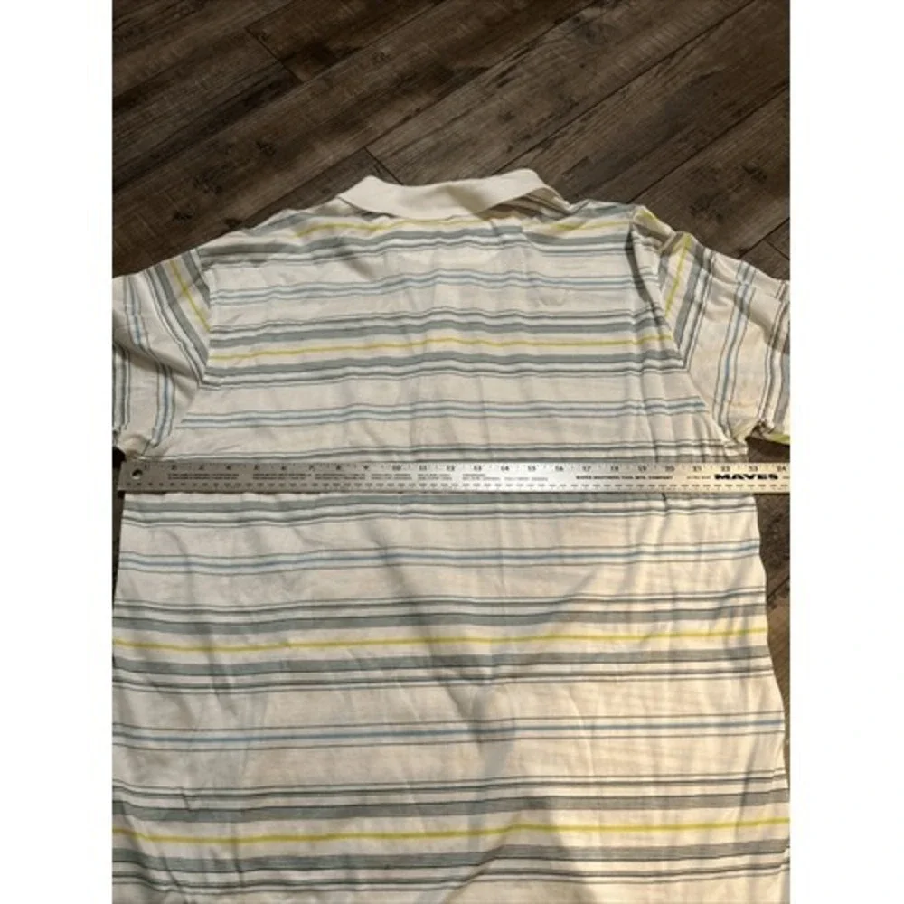 Tiger Woods Collection Golf Polo Shirt‎ Mens White DriFit Performance